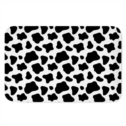 Black And White Cow Print Indoor Door Mat