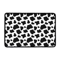 Black And White Cow Print Kitchen Mat