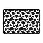 Black And White Cow Print Kitchen Mat
