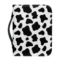 Black And White Cow Print Leather Bible Cover