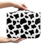 Black And White Cow Print Leather Bible Cover