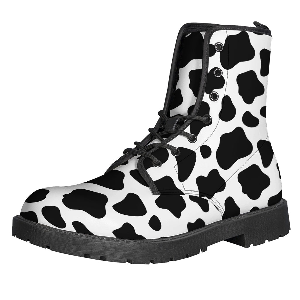 Black And White Cow Print Backpack