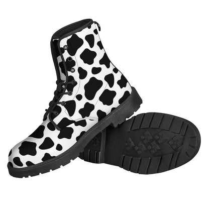 Black And White Cow Print Backpack