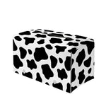 Black And White Cow Print Leather Tissue Box Cover