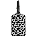 Black And White Cow Print Luggage Tag