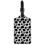 Black And White Cow Print Luggage Tag
