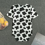 Black And White Cow Print Men's Bodysuit