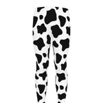 Black And White Cow Print Men's leggings