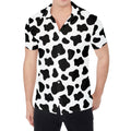 Black And White Cow Print Men's Shirt
