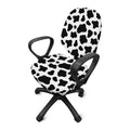 Black And White Cow Print Office Chair Cover