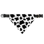 Black And White Cow Print Over The Collar Dog Bandana