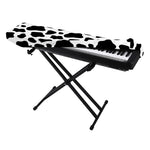 Black And White Cow Print Piano Keyboard Cover