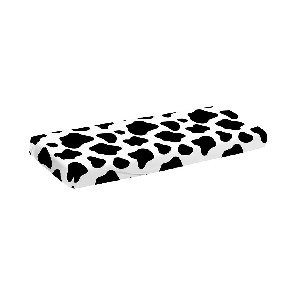 Black And White Cow Print Piano Keyboard Cover