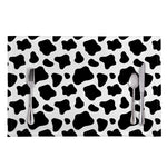 Black And White Cow Print Placemat