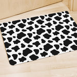 Black And White Cow Print Polyester Doormat