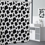 Black And White Cow Print Premium Shower Curtain
