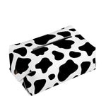 Black And White Cow Print Rectangle Tissue Box Cover