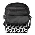 Black And White Cow Print Rectangular Crossbody Bag