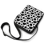 Black And White Cow Print Rectangular Crossbody Bag