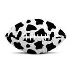 Black And White Cow Print Rugby Ball