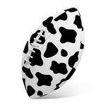 Black And White Cow Print Rugby Ball