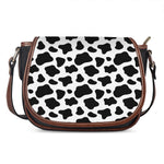 Black And White Cow Print Saddle Bag