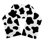 Black And White Cow Print Scarf