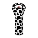 Black And White Cow Print Single Neoprene Wine Tote