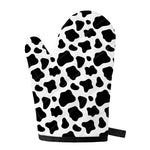Black And White Cow Print Single Oven Mitt