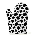 Black And White Cow Print Single Oven Mitt