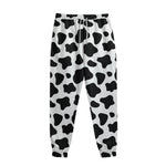 Black And White Cow Print Sweatpants