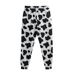 Black And White Cow Print Sweatpants