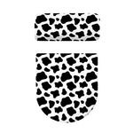 Black And White Cow Print Toilet Lid And Tank Cover Set