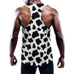 Black And White Cow Print Training Tank Top