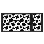 Black And White Cow Print Trifold Wallet
