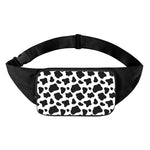 Black And White Cow Print Waist Bag