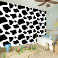 Black And White Cow Print Wall Sticker
