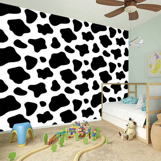 Black And White Cow Print Wall Sticker