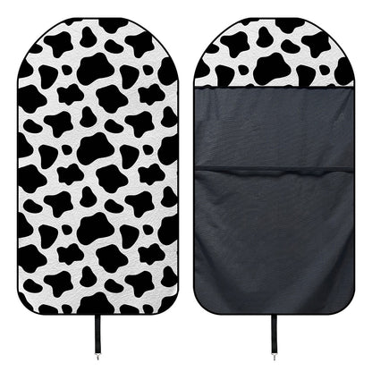 Black And White Cow Print Waterproof Car Seat Cover