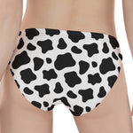 Black And White Cow Print Women's Panties