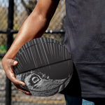 Black And White Crazy Donkey Print Basketball