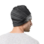 Black And White Crazy Donkey Print Beanie