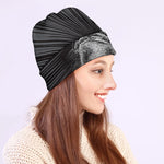 Black And White Crazy Donkey Print Beanie