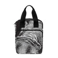 Black And White Crazy Donkey Print Bible Tote Bag