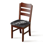 Black And White Crazy Donkey Print Chair Cushion Cover