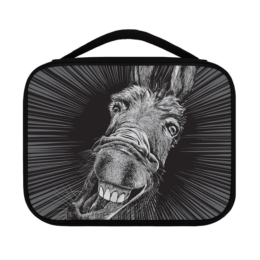 Black And White Crazy Donkey Print Classic Bible Case