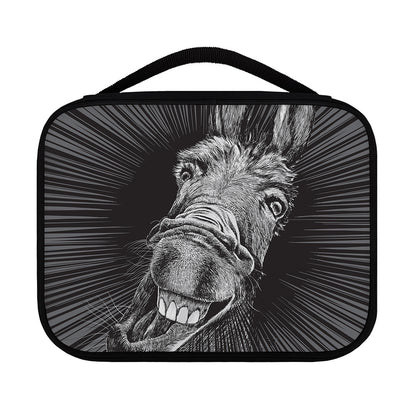 Black And White Crazy Donkey Print Classic Bible Case
