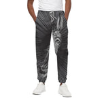 Black And White Crazy Donkey Print Cotton Pants