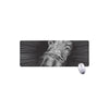 Black And White Crazy Donkey Print Extended Mouse Pad