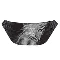 Black And White Crazy Donkey Print Fanny Pack